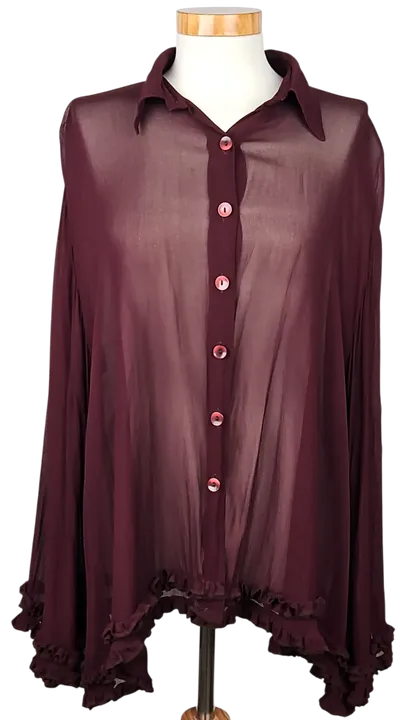 RIEGER VIENNA Damen Bluse, rot -Gr. XL  - Bild 1