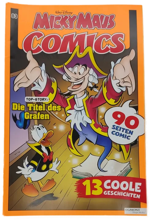 Magazin Micky Maus Comics Top -Story Die Titel des Grafen  - Bild 1