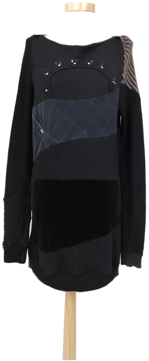 FIONA CAPDEVILA Upcycling Damen Kleid Materialmix - Größe S - Bild 1