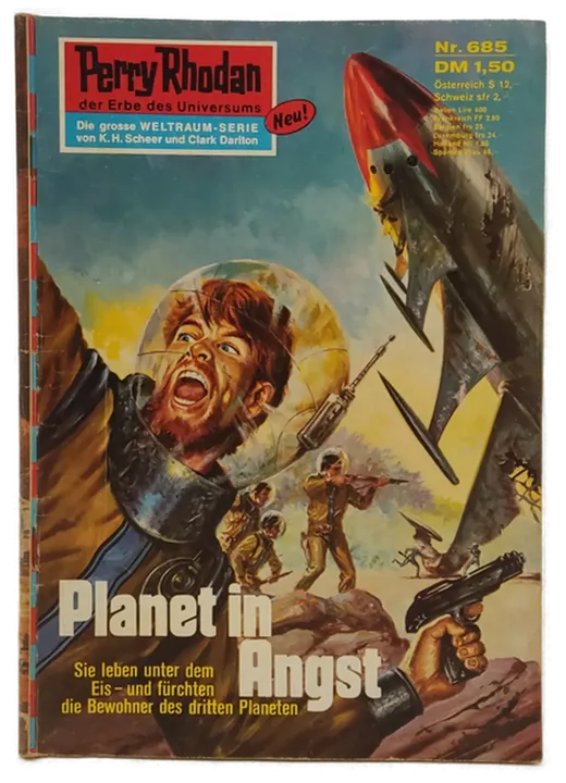  Romanheft Perry Rhodan Planet in Angst Erstauflage Nr.685 - Bild 1