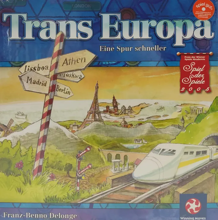 Trans Europa - Gesellschaftsspiel - Winning Moves  - Bild 4