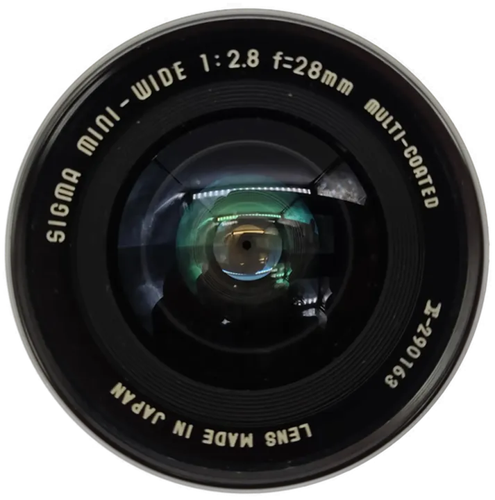 Sigma Mini-Wide 28mm 1:2.8 Multi-Coated - für Contax / Yashica analog - Bild 2