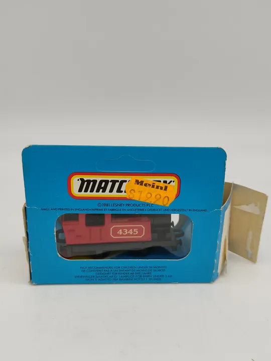 Matchbox 43 Lesney Lokomotive mit Verpackung  - Bild 3