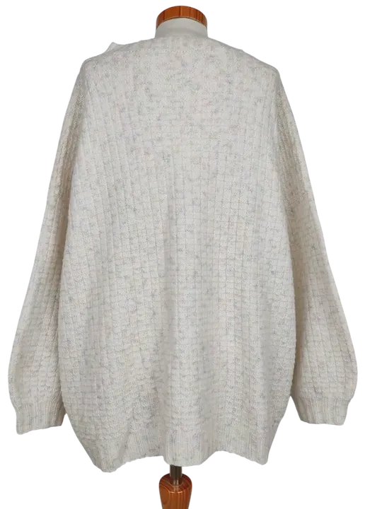 Steffi's Pick - Vintage Damen Strickpullover, weiß - Gr. XL  - Bild 3