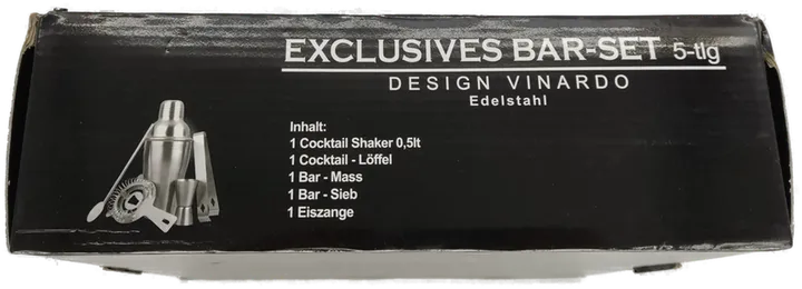 Latzke Exclusives Bar-Set Design Vinardo Edelstahl 