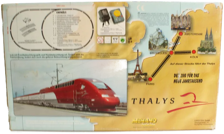 Mehano Thalys Modellzug-Komplettset – Spur H0 – Gleichstromanlage - Bild 2