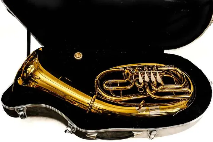 DIMAVERY Blechblasinstrument B-Bariton, gold mit Koffer Musik Horn - Bild 6
