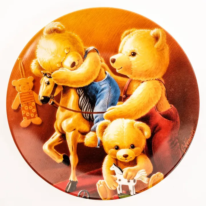 5 Stück Wand/Sammelteller „Teddy und seine Freunde“  - Bild 8