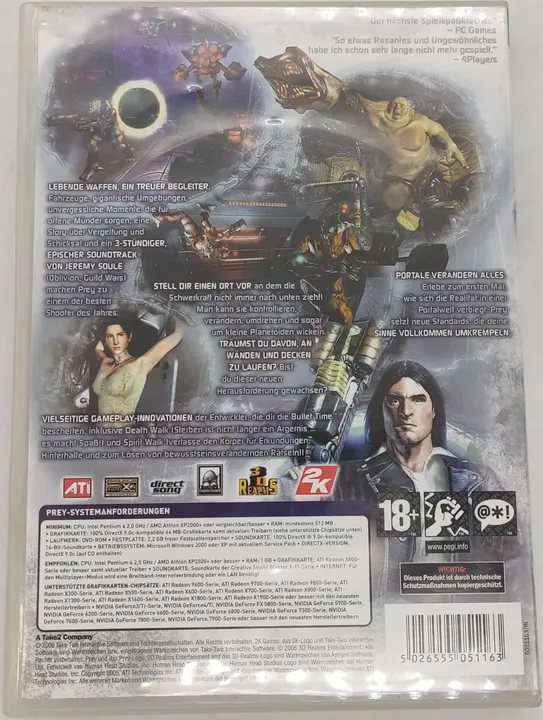 PC Game DVD-ROM Prey Wir sind die Nächsten - Bild 2