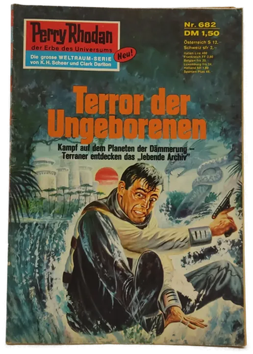  Romanheft Perry Rhodan Terror der Ungeborenen Erstauflage Nr.682 - Bild 1