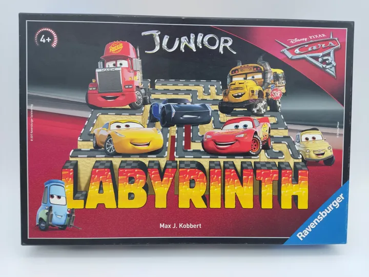LABYRINTH Junior: Disney/Pixar Cars 3 Edition – Gesellschaftspiel - Bild 1