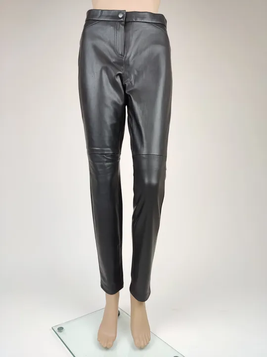 Stehmann Damen Leggings in Leder-Optik schwarz - Größe 34 - Bild 1