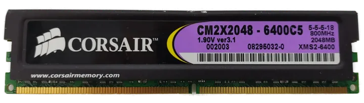 Corsair 2GB DDR2 CM2x2048-6400c5 Arbeitsspeicher / RAM  - Bild 4