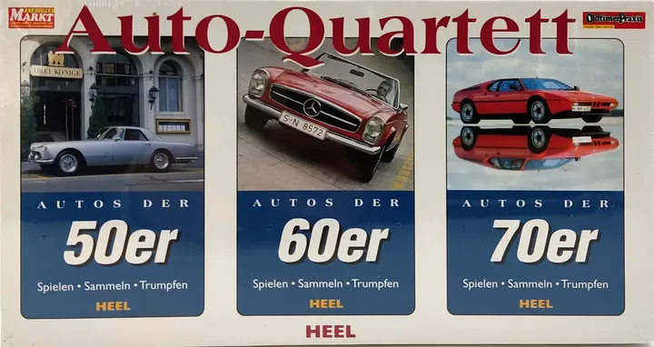 Auto-Quartett - Oldtimer Praxis - Gesellschaftsspiel - Heel Verlag - Bild 1