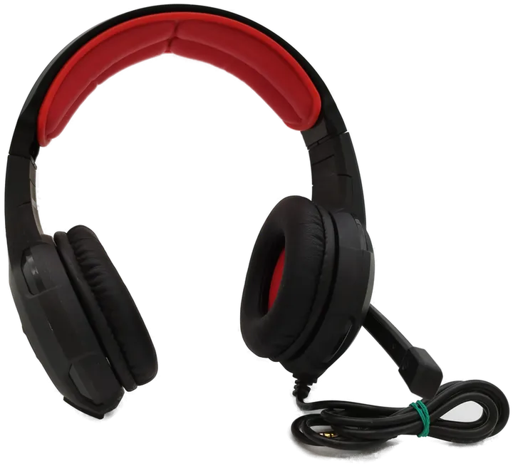 OXT Gaming-Headset inkl. Mikrofon schwarz-rot - Bild 2