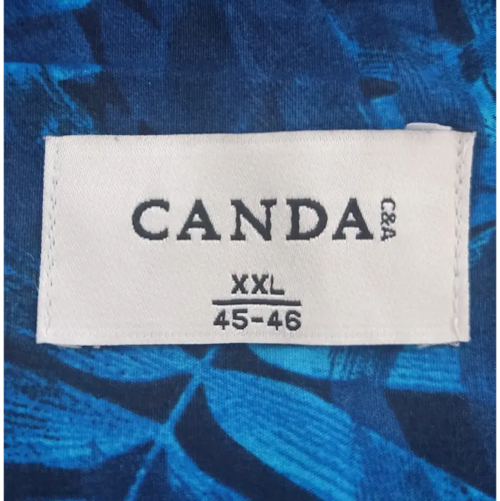 CANDA von C&A - Herrenhemd Kurzarm blau - Gr. XXL 45/46 - Bild 4