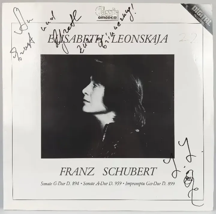 Vinyl LP - Elisabeth Leonskaja - Franz Schubert - Bild 2