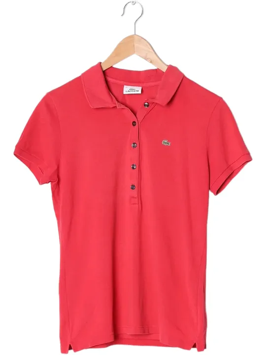 Babäm! - Lacoste Damen Polo Shirt, rot - L  - Bild 4