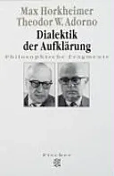 Dialektik der Aufklärung - Max Horkheimer,Theodor W. Adorno - Bild 1