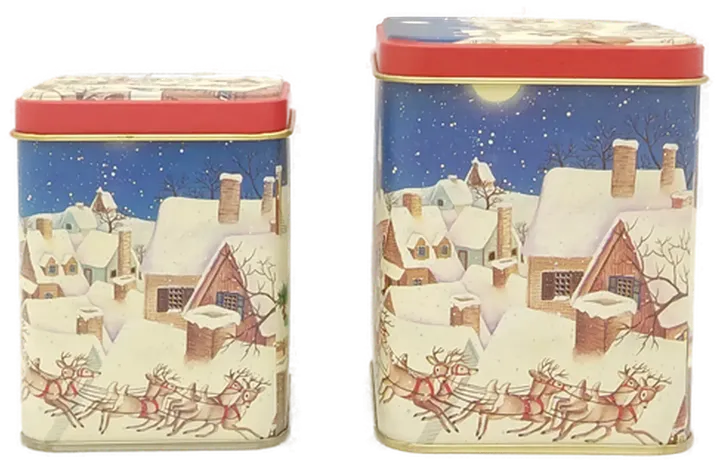 Weihnachtsdeko - Keksdosen Set 2tlg.  - Bild 4