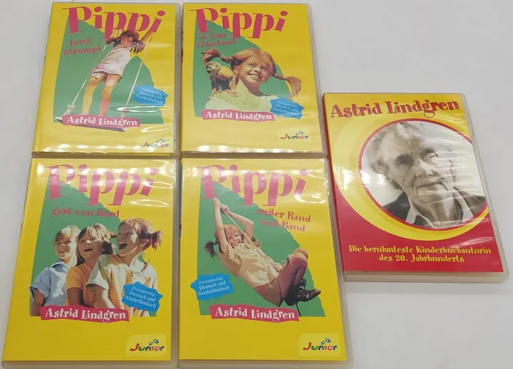 DVD 5 Disc´s  Alle 4 Spielfilme Pippi Langstrumpf + Bonus DVD 