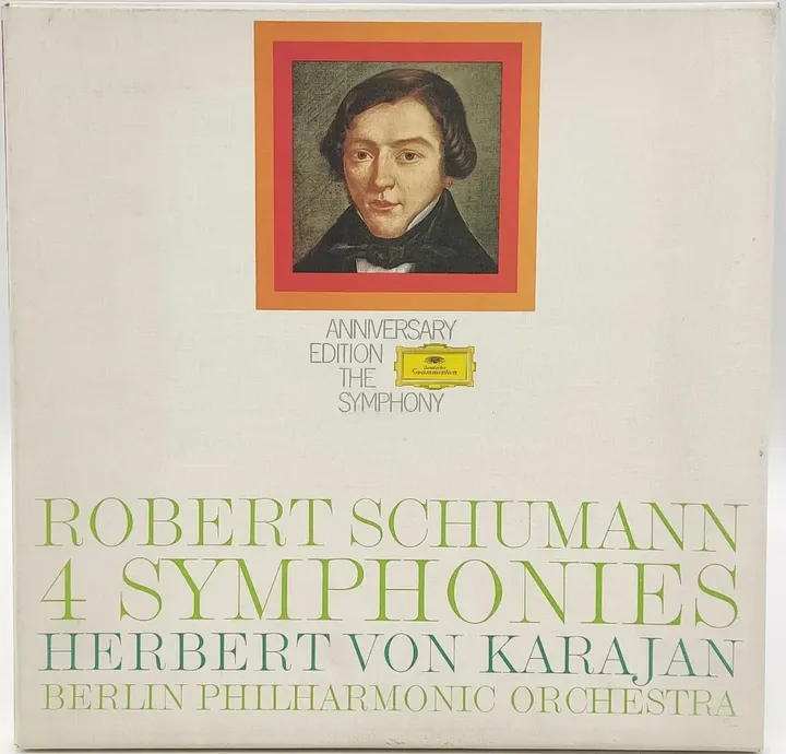 Vinyl 3 Stück Schallplatten  Herbert von Karajan dirigiert Robert Schuhmann 4 Symphonien - Bild 1