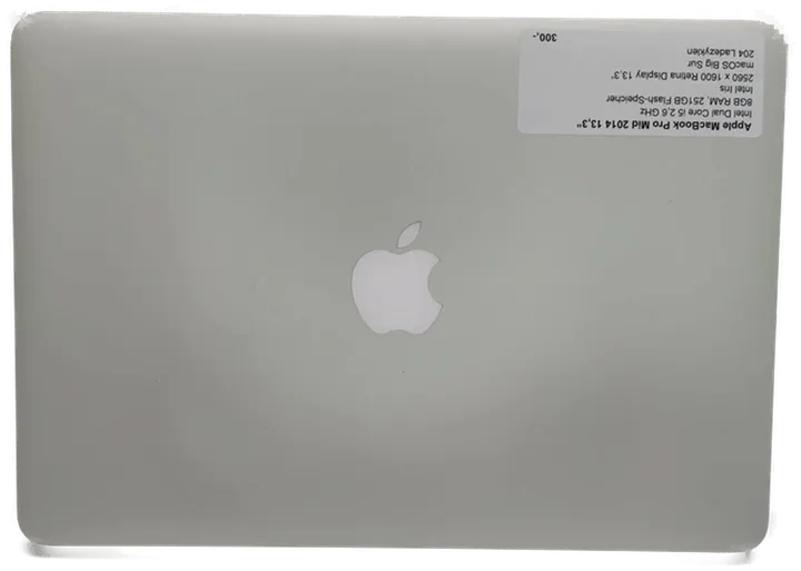 Apple MacBook Pro 2019 13.3 - Intel Core i5, 16GB RAM, 256GB SSD, Intel Iris Plus Graphics - Bild 4