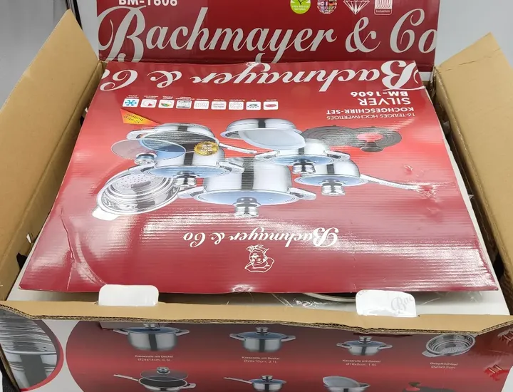 Bachmayer & Co BM-1606 Kochgeschirr-Set 16-teilig - Bild 3