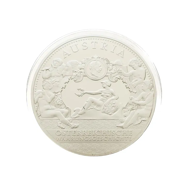 Gedenkmünze Medaille o.J. Österreichische Währungsgeschichte - Franz Joseph 4 Dukaten 1873  - Bild 2
