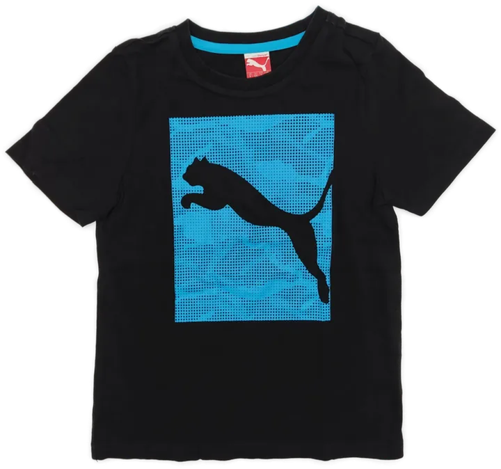 Puma Kinder Shirt schwarz Gr.128 - Bild 1