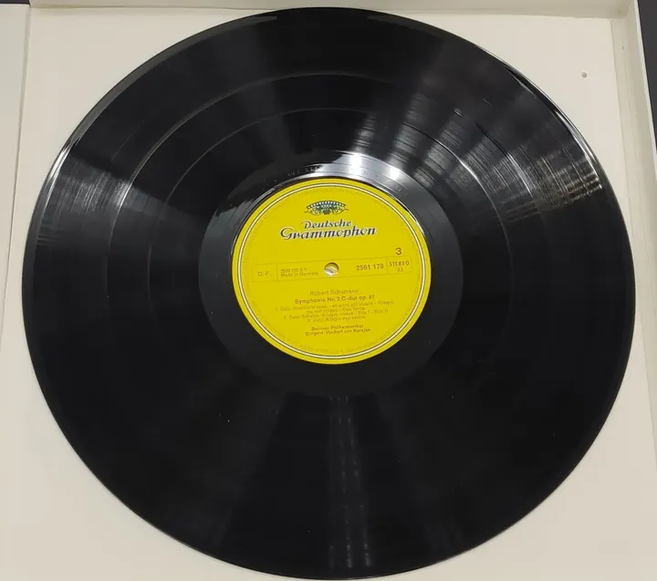 Vinyl 3 Stück Schallplatten  Herbert von Karajan dirigiert Robert Schuhmann 4 Symphonien - Bild 7