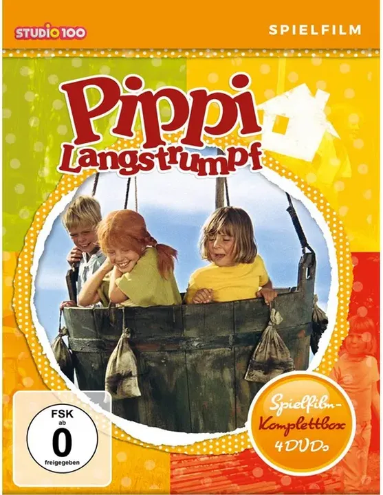 4 DVD's Pippi Langstrumpf von Astrid Lindgren - Bild 1