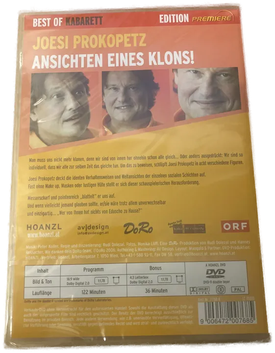 Joesi Prokopetz - Ansichten eines Klons - DVD - Bild 2