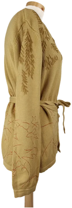 Jones Damen Wickelweste cappucinofarben mit Stickerei - Gr. 44/XXL - Bild 3