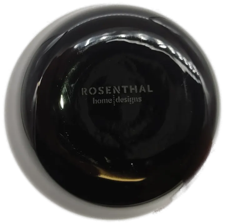 Rosenthal Vase schwarz aus Opalglas Home Design Höhe ca 25cm - Bild 6