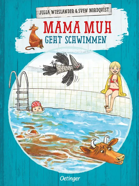 Mama Muh geht schwimmen - Jujja Wieslander - Bild 1