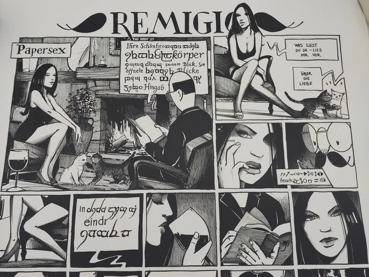 REMIGIO – Graphic Novel Poster („Papersex“) - Bild 3