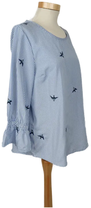 Dressin Damen Hemd Bluse blau weiss - S-M/36-38 - Bild 3