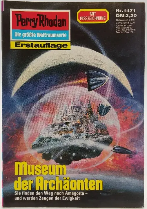 Romanheft Perry Rhodan Museum der Archäonten Erstauflage Nr.1471 - Bild 1