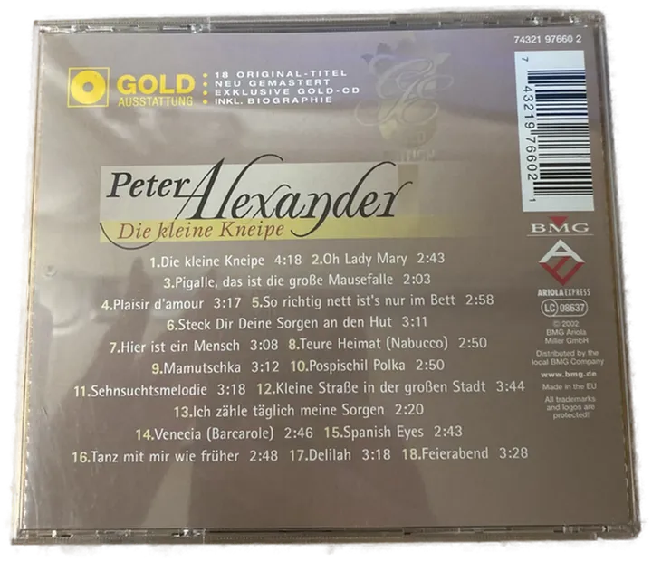 Peter Alexander - Die kleine Kneipe - CD - Bild 2