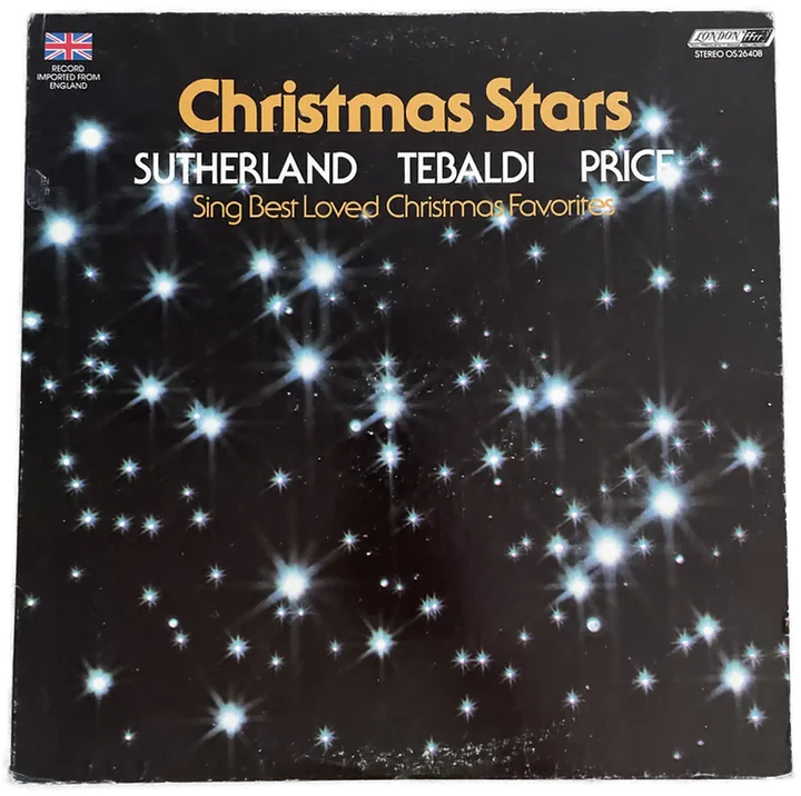 LP - Sutherland, Tebaldi, Price - Christmas Stars - Bild 1