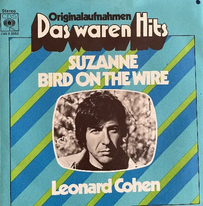 Singles Schallplatte - Leonard Cohen - Suzanne; Bird on the wire - Bild 2
