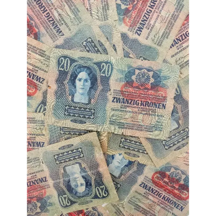 Konvolut alte Geldscheine Österreich-Ungarn 20 Kronen - Bild 1