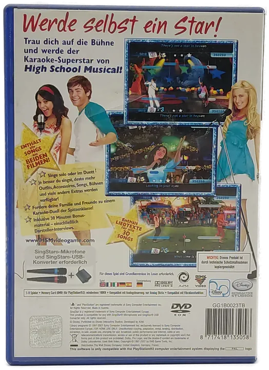 PS2 High School Musical - Sing it - Bild 2