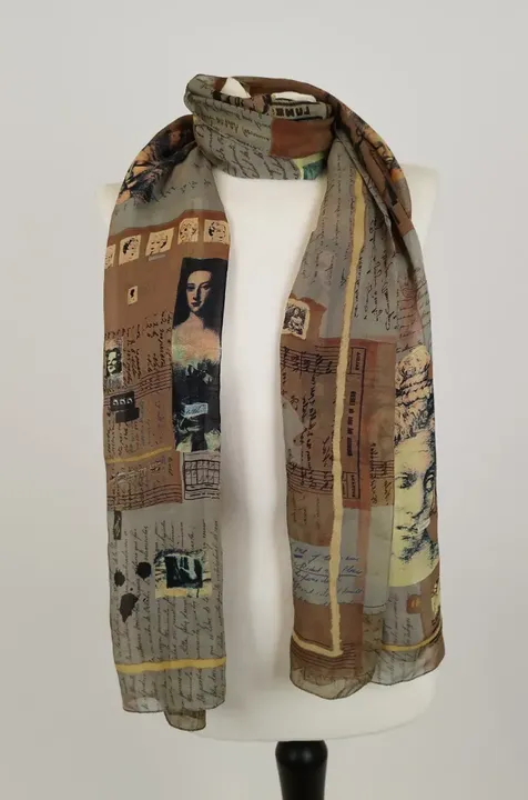 Moschino Schal mit historischem Motiv - Bild 1