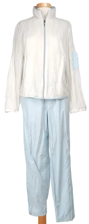 Luhta Sport Damen Trainingsanzug, weiß/blau - Gr. S  - Bild 1