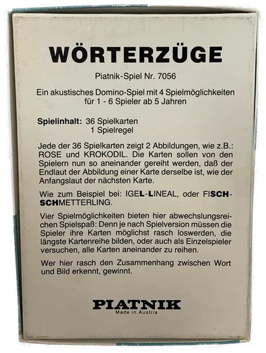 Wörterzüge - Mitbringspiel - Piatnik  - Bild 2