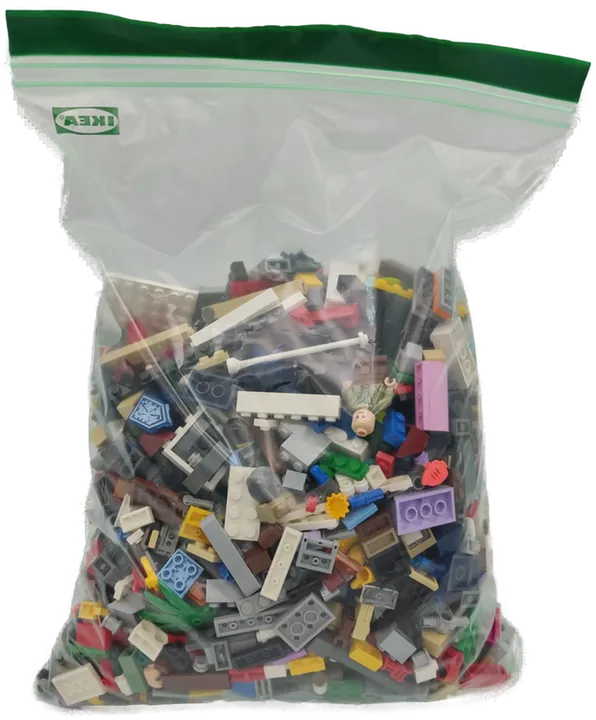 1,5 Kilo Lego Steine gemischt - Bild 4