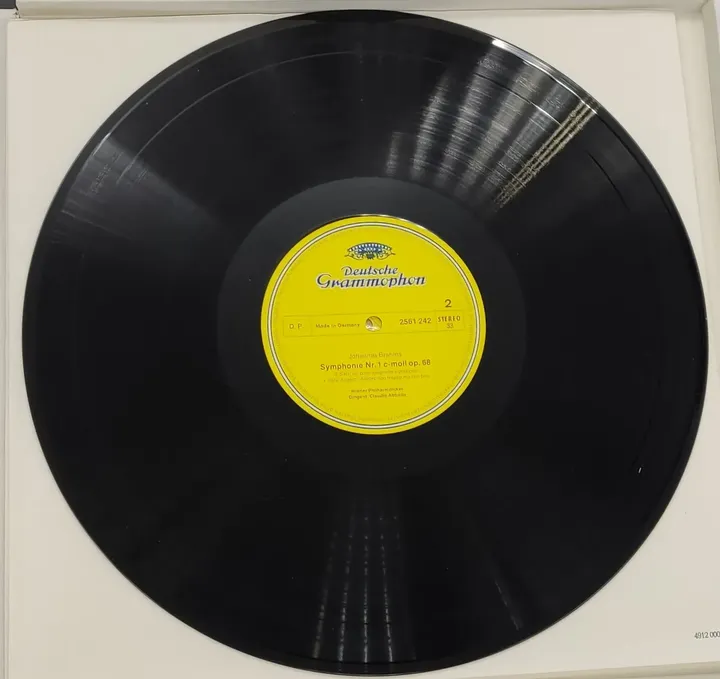 Vinyl 4 Stück Schallplatten Claudio Annado dirigiert Johannes Brahms 4 Symphonies - Bild 5