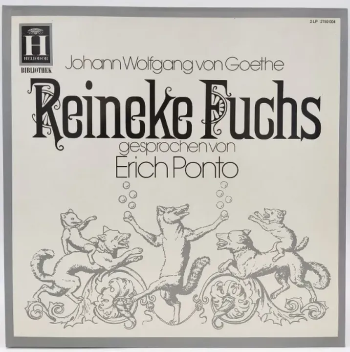 Vinyl LP - Johann Wolfgang von Goethe - Reineke Fuchs, 2-LP's  - Bild 2